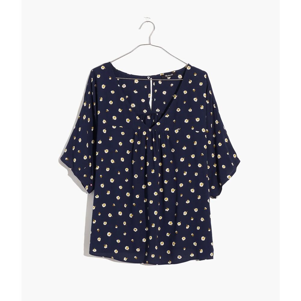 Madewell Rhyme Top in Daisy Dots, Size S